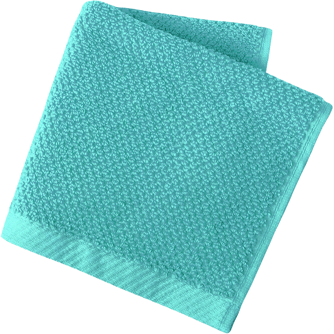 The Clean Store 100% Cotton Blue Popcorn Bath Towels - (4 Pack)